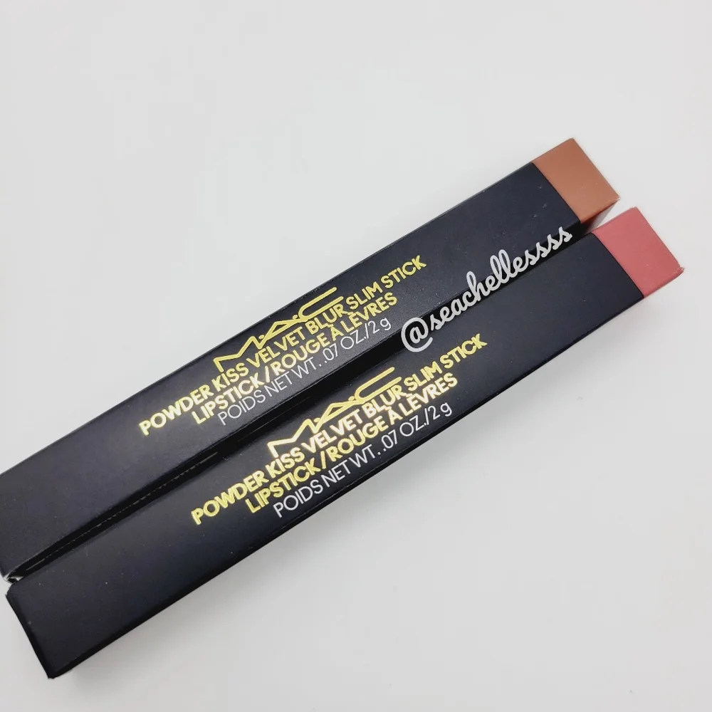 Mac Cosmetics Powder Kiss Velvet Blur Slim Stick | Peppery Pink | Brand New
